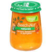 Beech-Nut Naturals Carrots, Sweet Corn & Pumpkin, Stage 2 (6 Months+), 4 Ounce