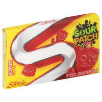 Stride Gum, Sugar Free, Sour Patch Kids, Redberry, 14 Each