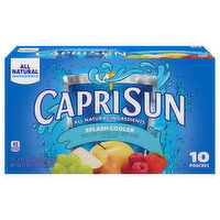 Capri Sun Juice Drink Blend, Splash Cooler, 10 Each