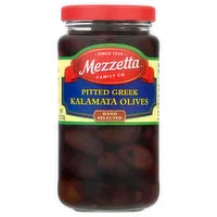 Mezzetta Olives, Kalamata, Pitted Greek, 5.75 Ounce