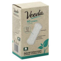 Veeda Liners, Unscented and Folded, 40 Each