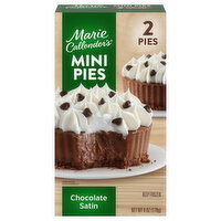 Marie Callender's Chocolate Satin Mini Pies, 2 Each