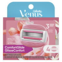 Venus Gillette Venus ComfortGlide Venus ComfortGlide White Tea Women's Razor Blades, 4 Razor Blade Refills, 4 Each