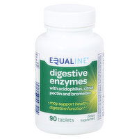 Equaline Digestive Enzymes, Tablets, 90 Each