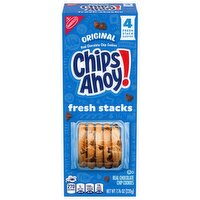 CHIPS AHOY! Fresh Stacks Original Chocolate Chip Cookies, 7.76 oz (4 Stacks), 7.76 Ounce