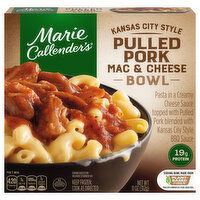 Marie Callender's Kansas City Style Pulled Pork Mac & Cheese Bowl Frozen Meal, 11 Ounce