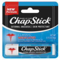 ChapStick Lip Balm, Medicated, Classic, 0.15 Ounce