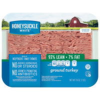 Honeysuckle White Turkey, Ground, 93/7, 16 Ounce