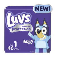 Luvs Platinum Protection Platinum Protection Baby Diapers, Size 1, 46 Each