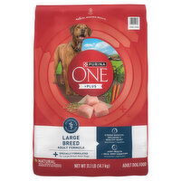 Purina One +Plus Dog Food, Natural, Adult Formula, Large Breed, 31.1 Pound