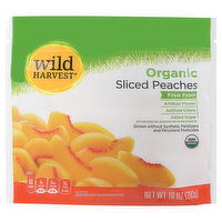 Wild Harvest Organic Peaches, Sliced, 10 Ounce