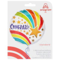 Anagram Standard Congrats! Decorative Balloon, 1 Each