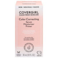 CoverGirl Serum + Moisturizer + Primer, Color Correcting, Total Brightener, 1 Fluid ounce