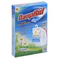 DampRid Moisture Absorber, Hanging, Fresh Scent, 14 Ounce