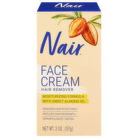 Nair Hair Remover, Face Cream, Moisturizing, 2 Ounce