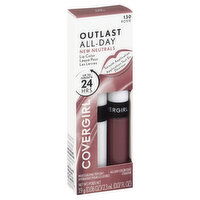 CoverGirl Outlast All-Day Lip Color with Topcoat, Rosie 130, 1 Each