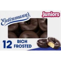 Entenmann's Rich Frosted Chocolate Donut Juniors, 12 count, 14 oz, 12 Each