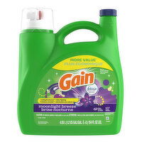 Gain Gain Liquid Laundry Detergent, Moonlight Breeze Scent, 154 fl oz, 107 loads, 154 Fluid ounce