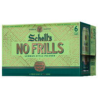 Schell's  No Frills, German Style Pilsner, 6 Each