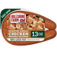 Hillshire Farm Chicken Smoked Sausage, Roasted Garlic, 13 Ounce