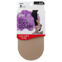 L'eggs Foot Covers, Ballerina, Nude, 2 Each