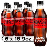 Coca-Cola Zero Sugar  Diet Soda Soft Drink, 6 Each