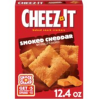 Cheez-It Baked Snack Crackers, Smoked Cheddar, 12.4 Ounce