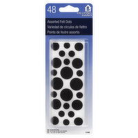 Helping Hand Felt Dots, Assorted, 48 Each