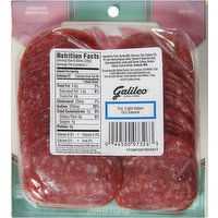 Galileo Salame Deli Thin Sliced Light Italian Dry Salami, 7 oz., 7 Ounce