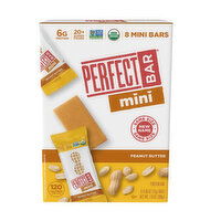 PERFECT BAR Mini Gluten-Free Peanut Butter Protein Bar, Organic, 8 count, 7 Ounce