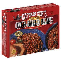 Captain Kens Oven-Baked Beans, Original Recipe, Firehouse, 14 Ounce