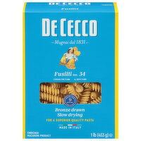 De Cecco Fusilli, No. 34, 1 Pound