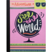 Top Flight Uptown Girl Notebook, Composition, Wide Rule, 80 Sheets, 1 Each