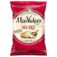 Miss Vickie's Potato Chips, Sea Salt Original, Kettle Cooked, 8 Ounce