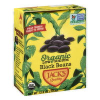 Jacks Quality Black Beans, Low Sodium, Organic, 13.4 Ounce