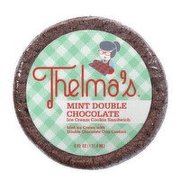 Thelma's Thelma's Mint Double Chocolate Ice Cream Sandwich 6 Fluid Ounce, 6 Fluid ounce