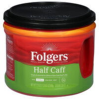 Folgers Coffee, Ground, Half Caff, Medium, 22.6 Ounce