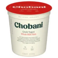 Chobani Yogurt, Greek, Whole Milk Plain