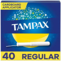 Tampax Fem Care Cardboard Tampons Regular Absorbency, 40 Each