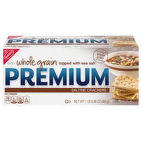 PREMIUM Whole Grain Saltine Crackers, 16.96 Ounce