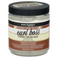 Aunt Jackie's Curling Gelee, Coconut, Curl Boss, 15 Ounce