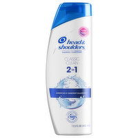 Head & Shoulders Shampoo + Conditioner, Classic Clean, 2 in 1, 13 Fluid ounce