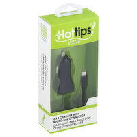 Hottips Elite Car Charger, with Micro-USB Connector, 3 Foot, 1 Each