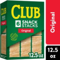 Club Crackers, Original, Snack Stacks, 12.5 Ounce