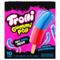 Trolli Gummi Pop, Grape Strawberry, 10 Each