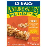Nature Valley Sweet & Salty Nut Granola Bars, Peanut, Chewy, 12 Each