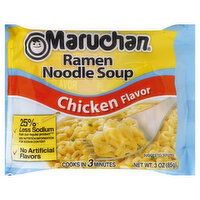 Maruchan Noodle Soup, Ramen, Chicken Flavor, 3 Ounce