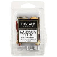 Tuscany Candle Wax Melts, Premium Satin, Mahogany Suede, 6 Each