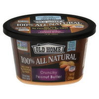 Old Home Peanut Butter, Crunchy, 14 Ounce