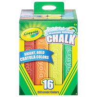 Crayola Chalk, Washable Sidewalk, 16 Each